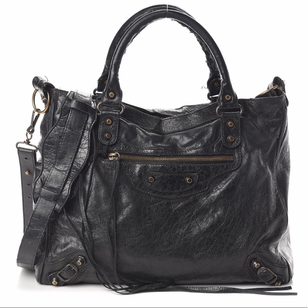 Balenciaga Agneau classic hardware Velo Black